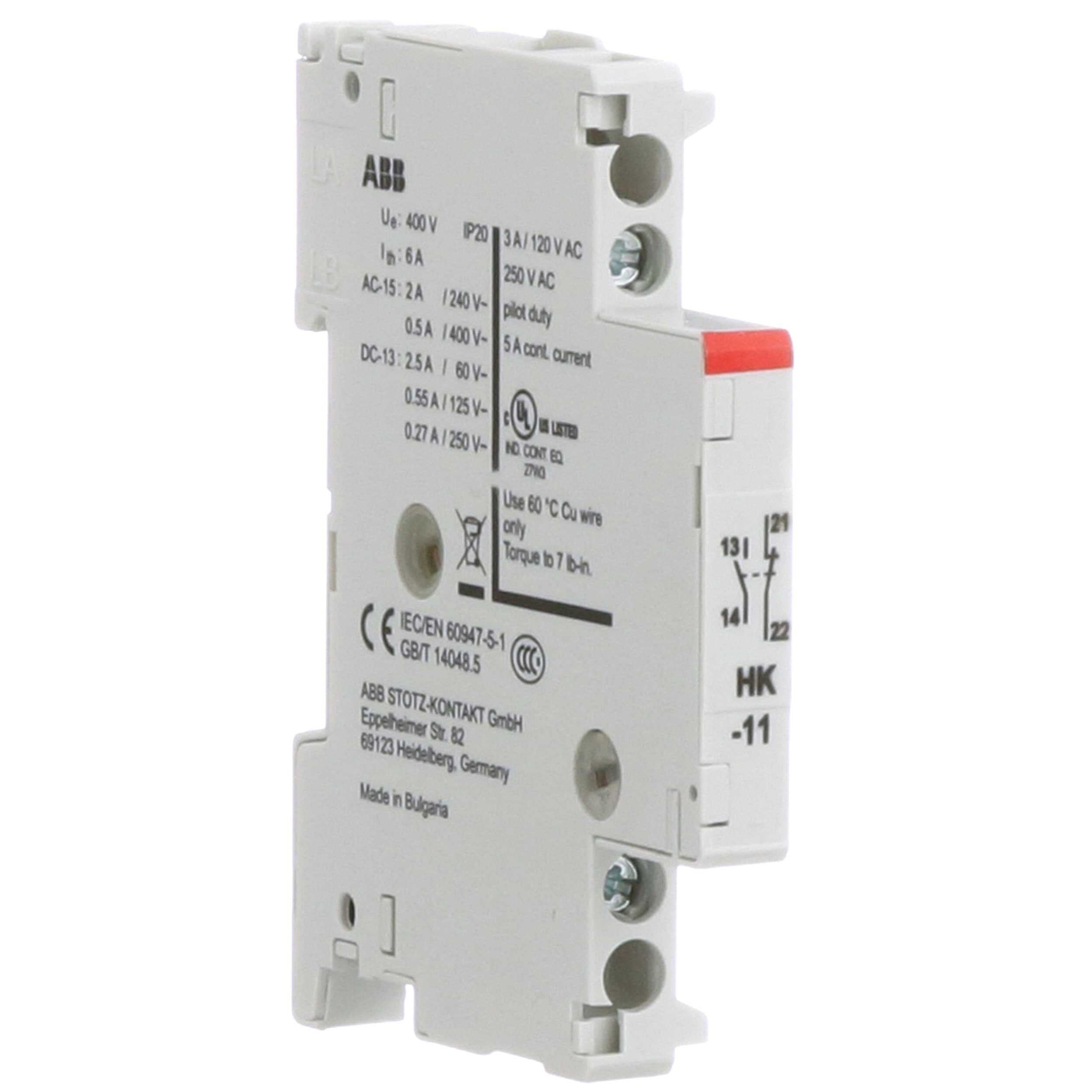 ASEA BROWN BOVERI - MS325-HK11 - Contactors, Starter Accessories & Parts