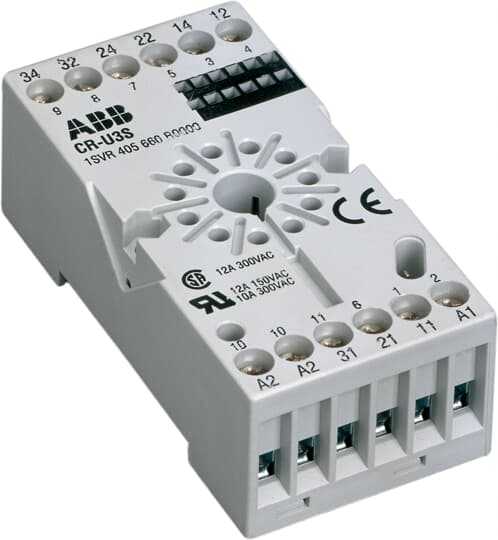 ASEA BROWN BOVERI - 1SVR405660R0000 - Relays & Sockets