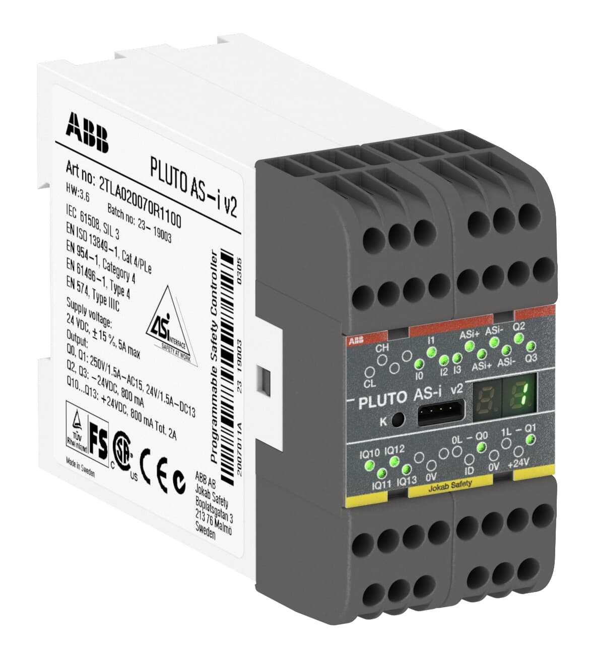 ASEA BROWN BOVERI - 2TLA020070R1100 - Safety Relays