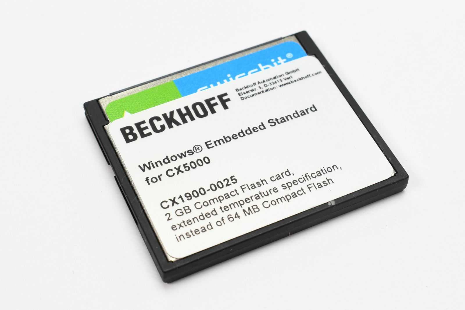 BECKHOFF - CX1900-0125 - CPU & Control Circuit Boards
