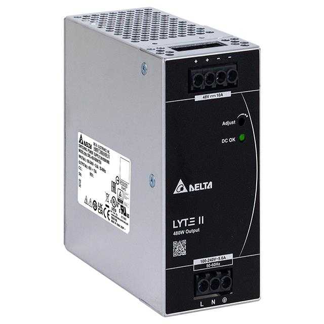 DELTA ELECTRONICS - DRL-48V480W1EN - Power Supplies