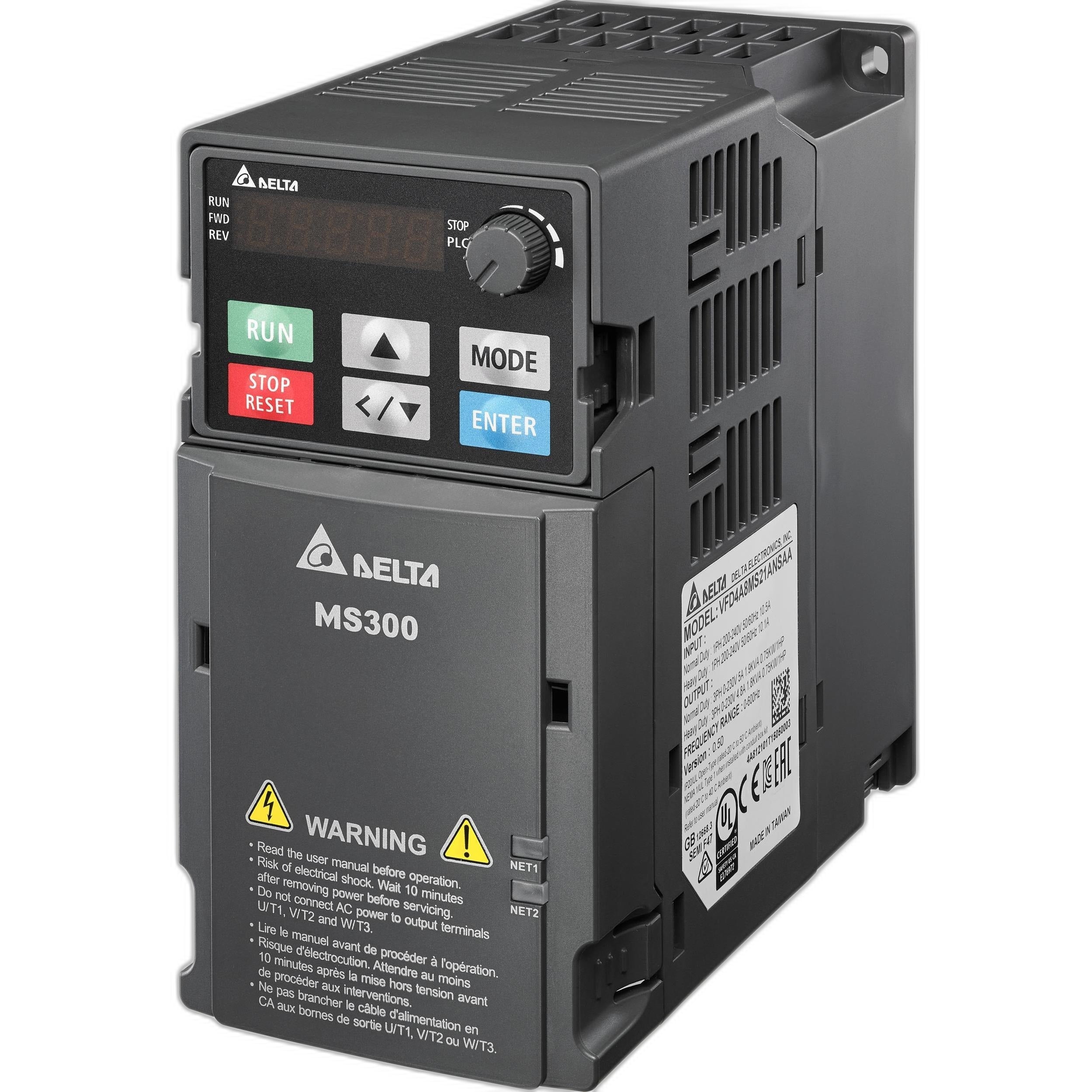 DELTA ELECTRONICS - VFD2A8MS23ANSAA - Motor Drives