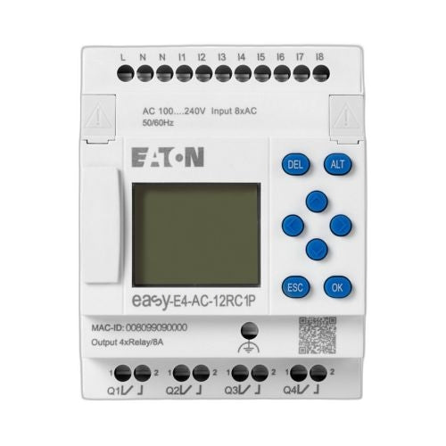 EATON CORPORATION - EASY-E4-AC-12RC1P - PLCs (Programmable Logic Controllers)