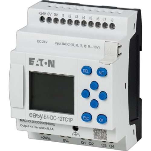 EATON CORPORATION - EASY-E4-DC-12TC1P - PLCs (Programmable Logic Controllers)
