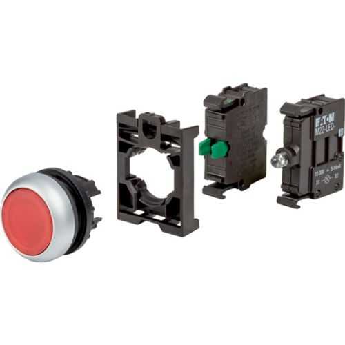 EATON CORPORATION - M22-DL-R-K10LED-BVP - Push Buttons