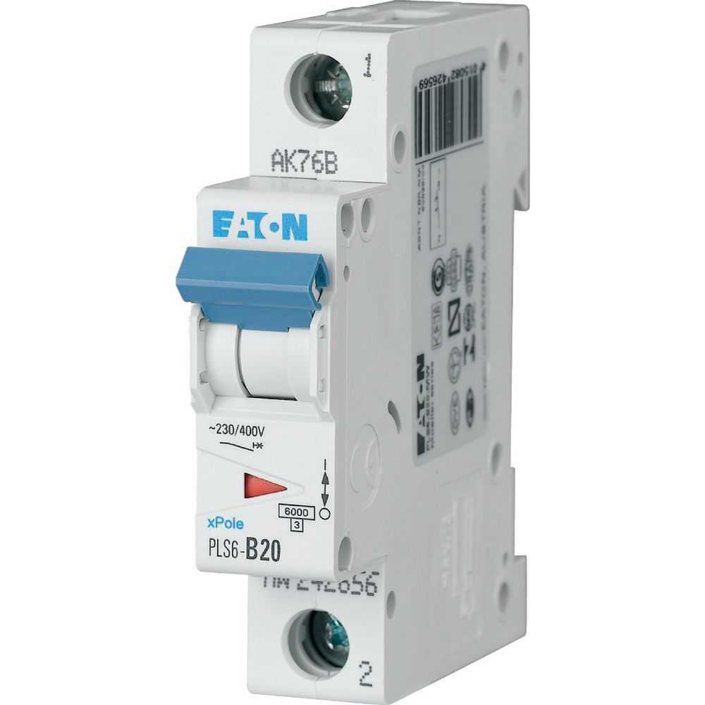 EATON CORPORATION - PLS6-C20/1-AU - Circuit Breakers