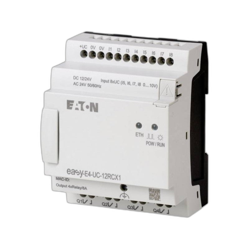 EATON CORPORATION - EASY-E4-UC-12RCX1 - PLCs (Programmable Logic Controllers)