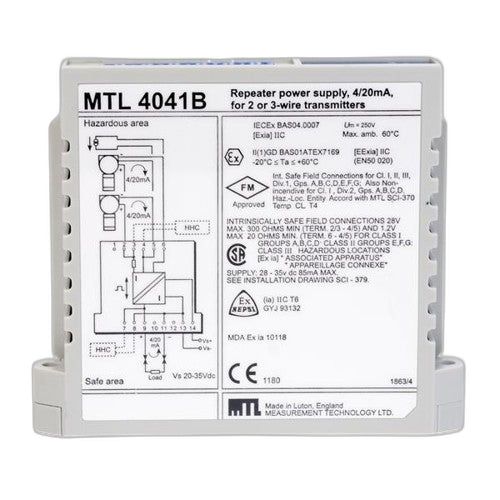 EATON CORPORATION - MTL4041B - Intrinsic Safety Barriers
