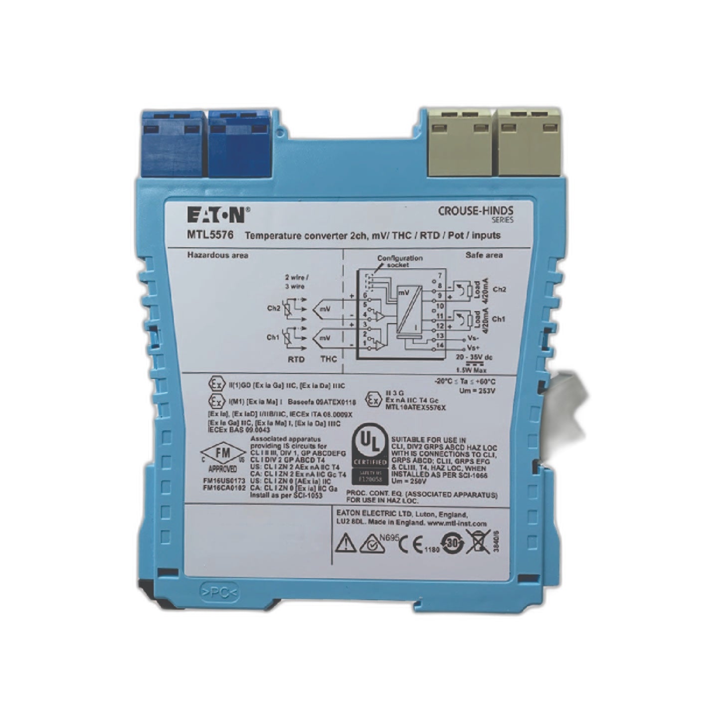 EATON CORPORATION - MTL4576-THC - Intrinsic Safety Barriers