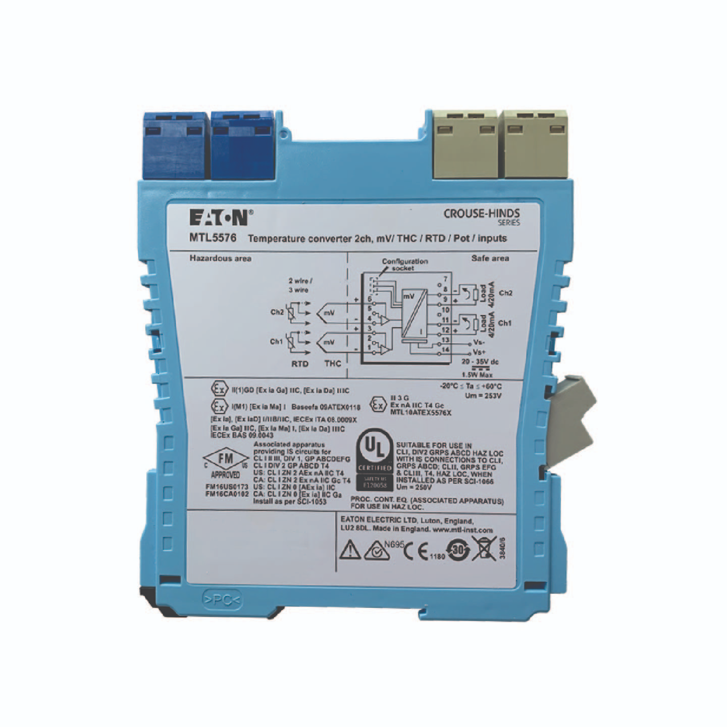 EATON CORPORATION - MTL4576-THC - Intrinsic Safety Barriers