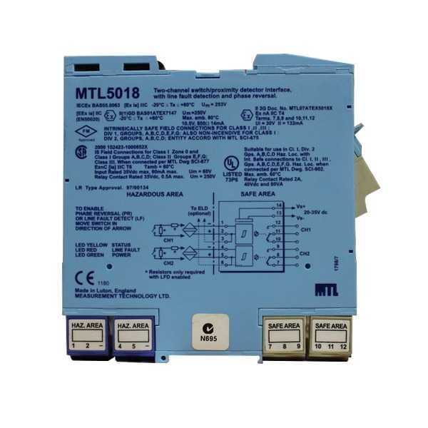 EATON CORPORATION - MTL5018 - Intrinsic Safety Barriers