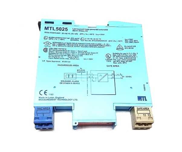 EATON CORPORATION - MTL5025 - Intrinsic Safety Barriers