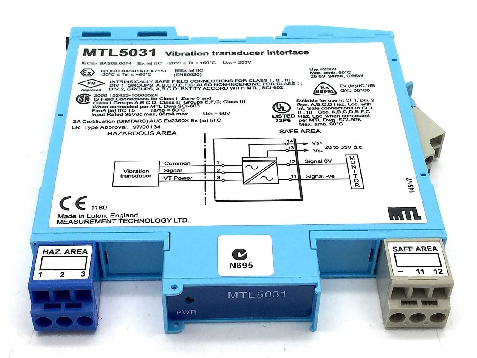 EATON CORPORATION - MTL5031 - Signal Conditioners & Transmitters