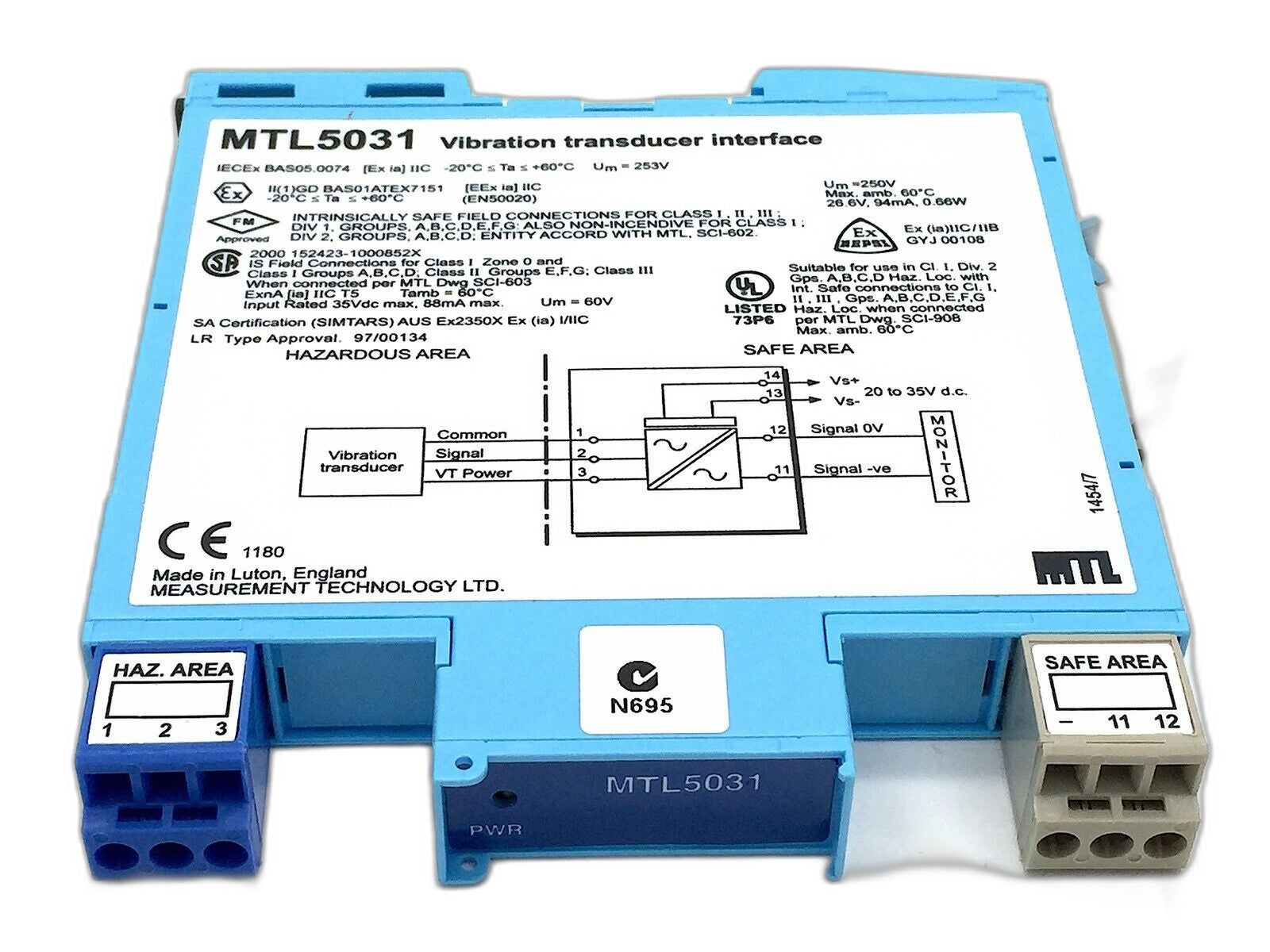 EATON CORPORATION - MTL5031 - Signal Conditioners & Transmitters