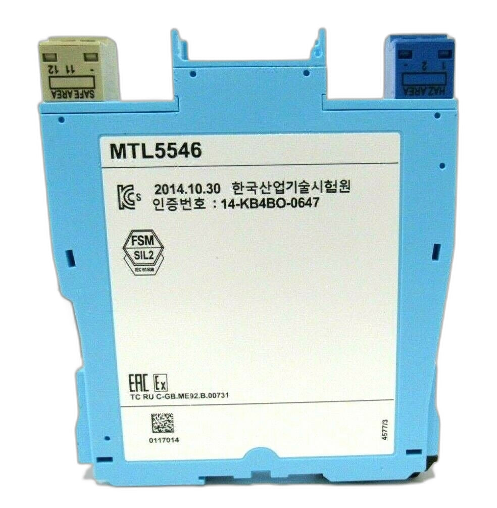 EATON CORPORATION - MTL5546 - Intrinsic Safety Barriers