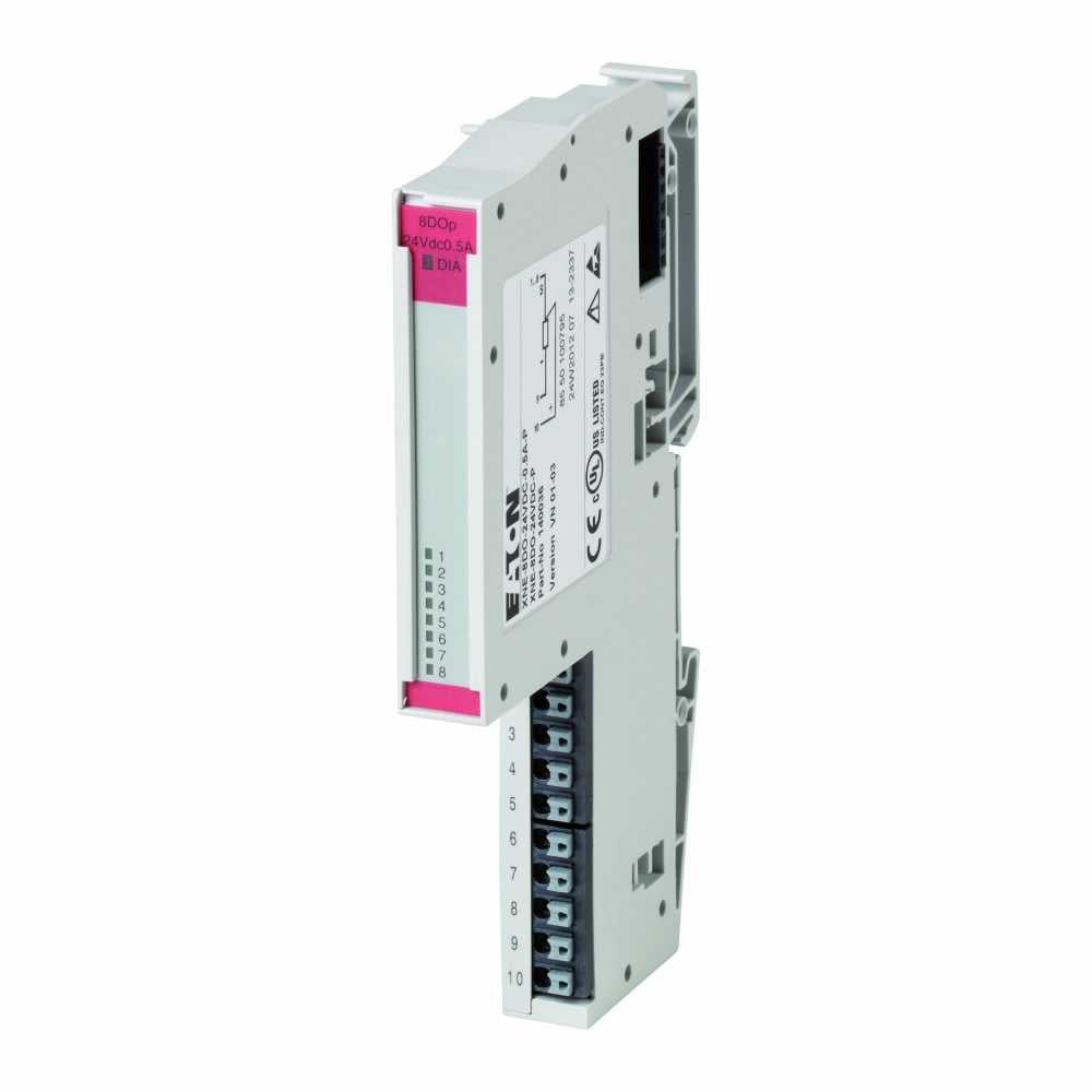 EATON CORPORATION - XNE-8DO-24VDC-0.5A-P - PLC Expansion Modules