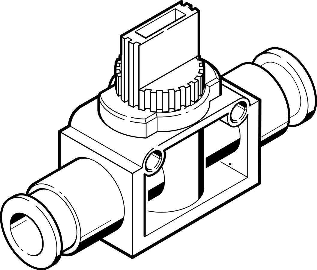 FESTO - HE-2-QS-8 - Pneumatic Valves
