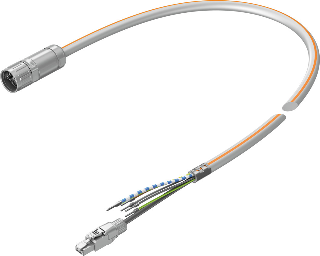 FESTO - NEBM-M23G15-EH-5-Q7N-R3LEG14 - Quick Disconnect Cables & Cord Sets