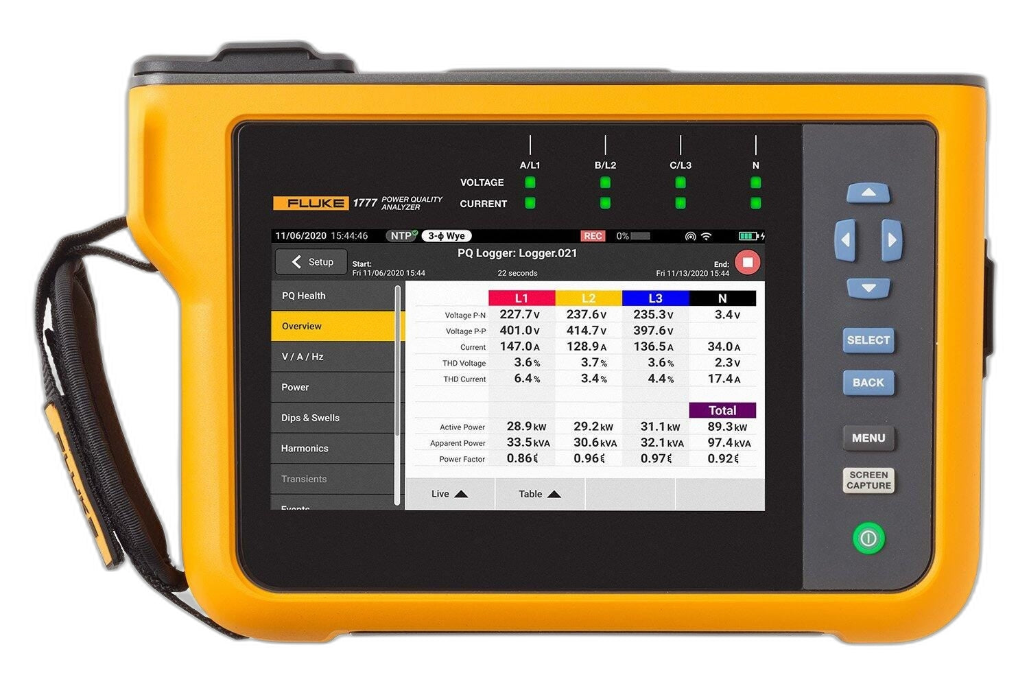 FLUKE - FLUKE-1777 - Power Quality Analyzers