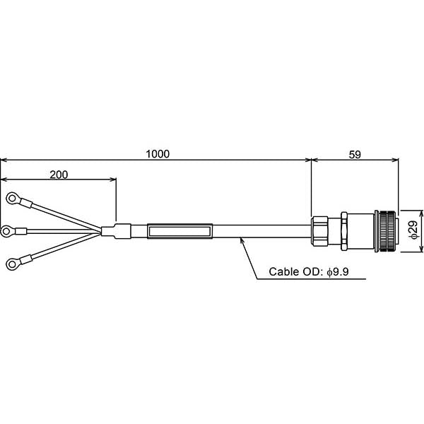 MITSUBISHI - SC-J2SJ4FAN1C1M - Electrical Cable & Wires