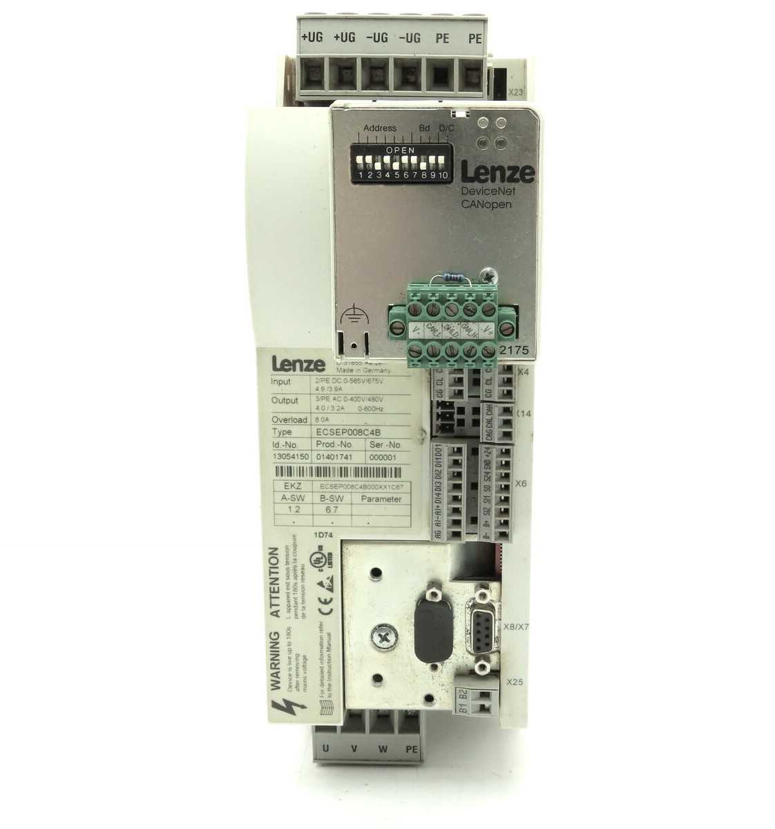LENZE - ECSEP008C4B - Servo Drives & Controls