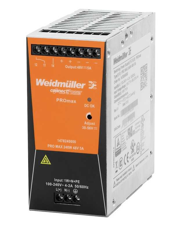 WEIDMULLER - 1478130000 - Power Supplies