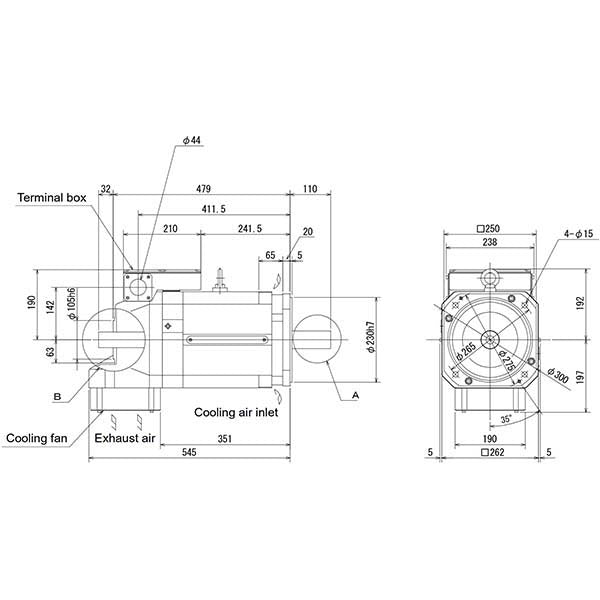 MITSUBISHI - SJ-VS22-06ZT(M) - Motors