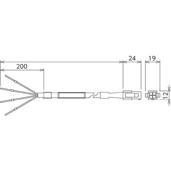 MITSUBISHI - SC-PWS4CBL20M-LL - Electrical Cable & Wires