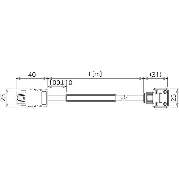 MITSUBISHI - SC-J3ENCBL8M-A1-L - Electrical Cable & Wires