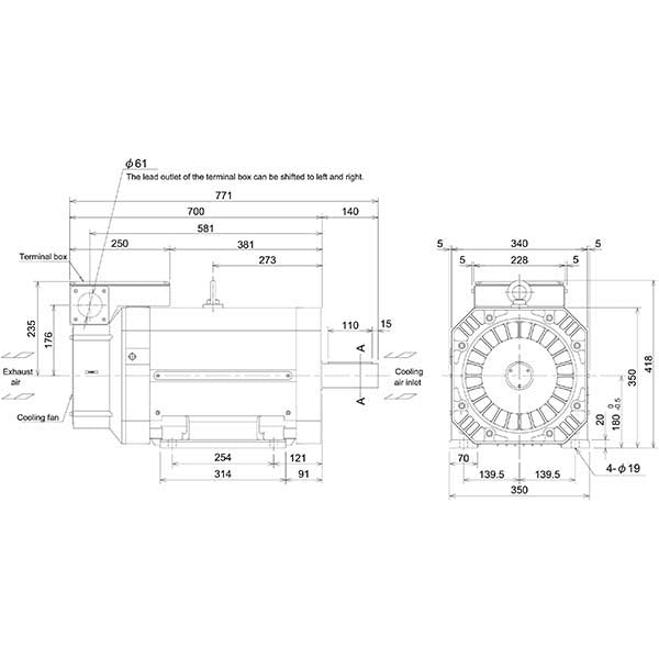 MITSUBISHI - SJ-V22-09ZT(M) - Motors
