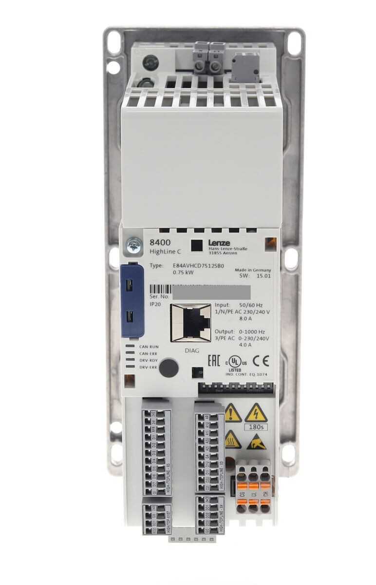 LENZE - E84AVSCE5512SX0 - Motor Drives