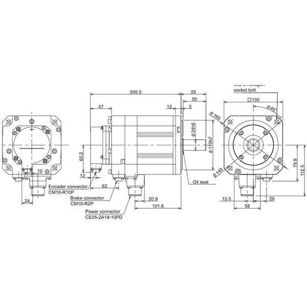 MITSUBISHI - HF-H154BS-A51 - Motors