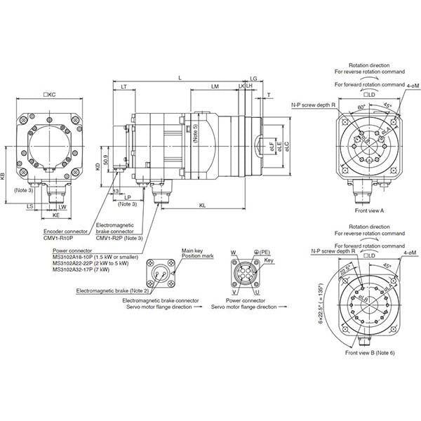 MITSUBISHI - HG-SR2024BG5 1/45 - Motors