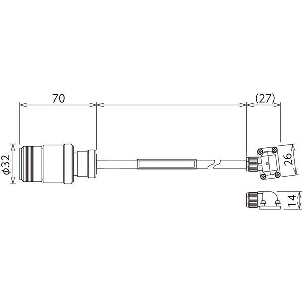 MITSUBISHI - SC-PWS1JCBL05M-A1H - Electrical Cable & Wires