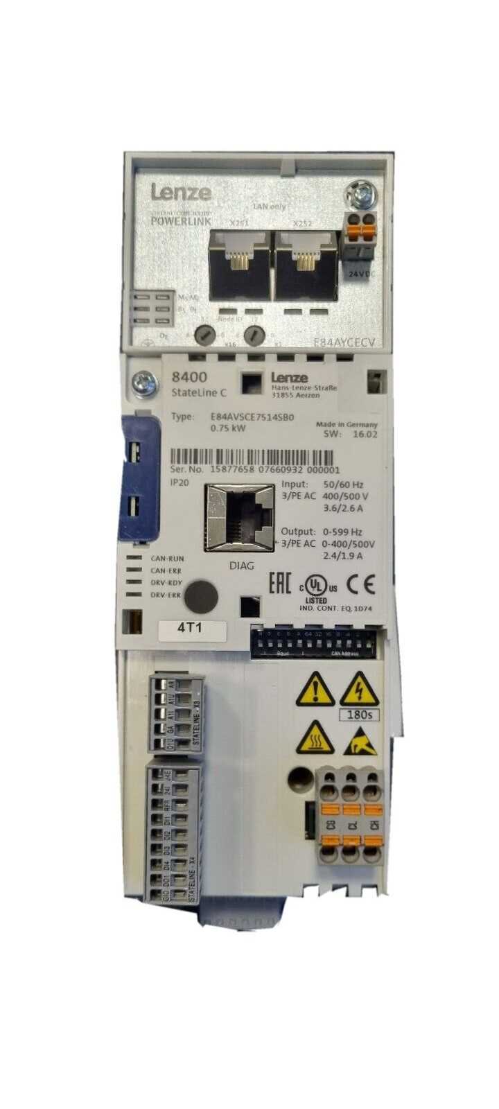 LENZE - E84AVSCE7514SB0 - Motor Drives