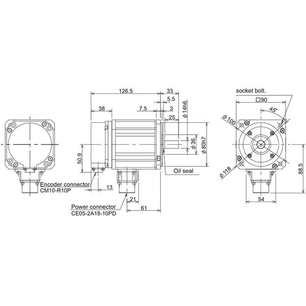 MITSUBISHI - HF75S-A48 - Motors