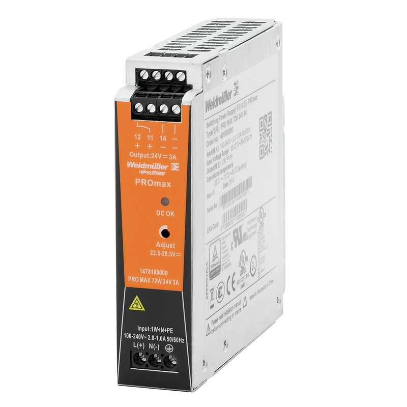 WEIDMULLER - 1478210000 - Power Supplies