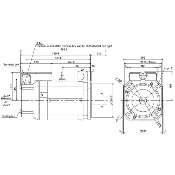MITSUBISHI - SJ-V22-06ZT(F) - Motors
