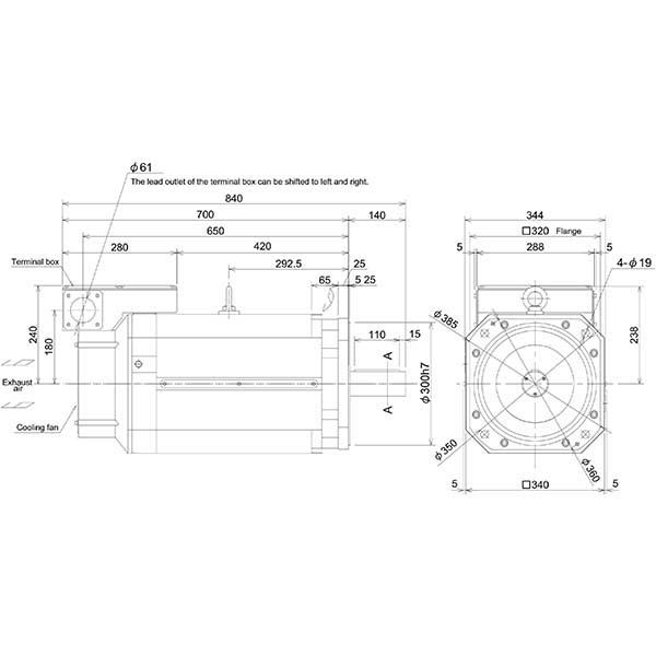 MITSUBISHI - SJ-V45-01T(F) - Motors