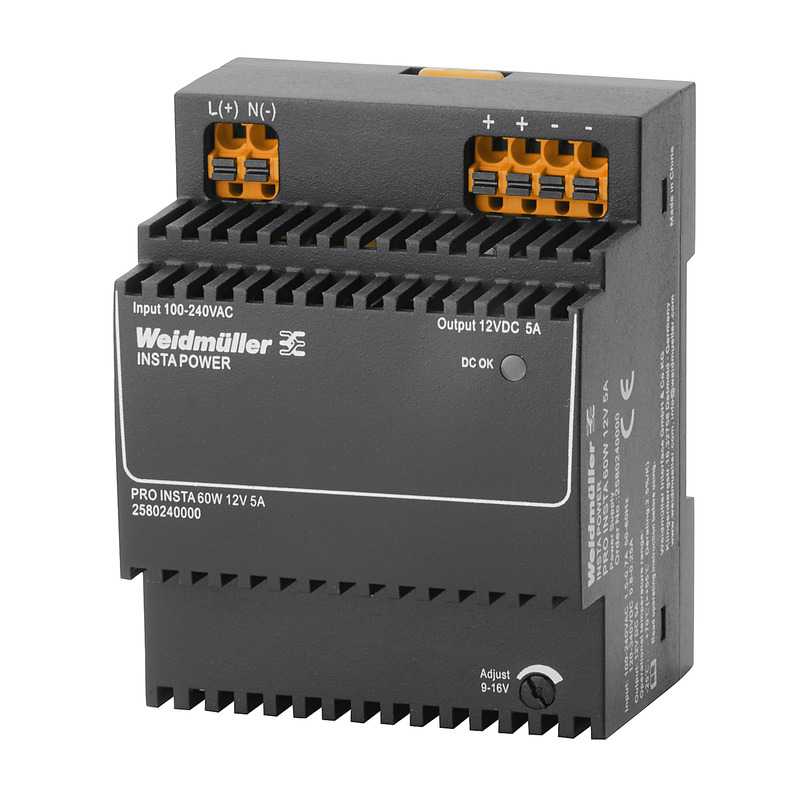 WEIDMULLER - 2580240000 - Power Supplies