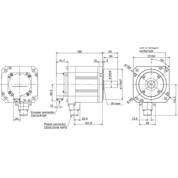 MITSUBISHI - HF154S-A51 - Motors