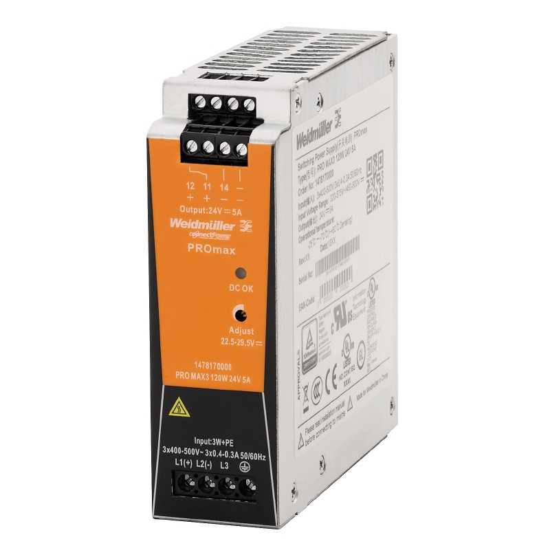 WEIDMULLER - 1478170000 - Power Supplies