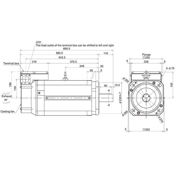 MITSUBISHI - SJ-V26-01T(M) - Motors