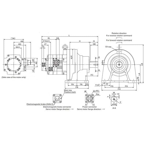 MITSUBISHI - HG-SR1024G1H 1/11 - Motors