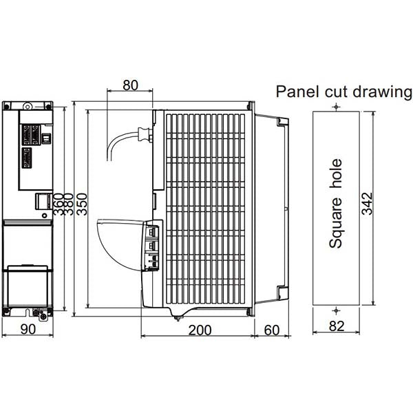 MITSUBISHI - MDS-E-V1-160W - Drives
