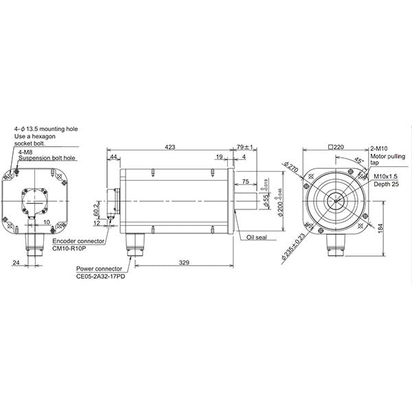 MITSUBISHI - HP1103S-A51 - Motors