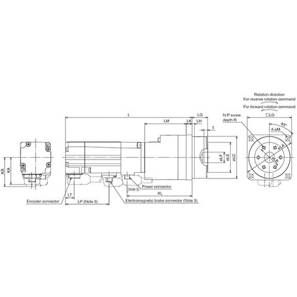 MITSUBISHI - HG-KR43BG5 1/33 - Motors