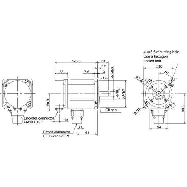 MITSUBISHI - HF-H75K-A48 - Motors