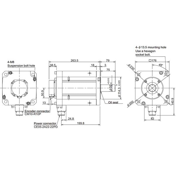MITSUBISHI - HF-H703S-A48 - Motors
