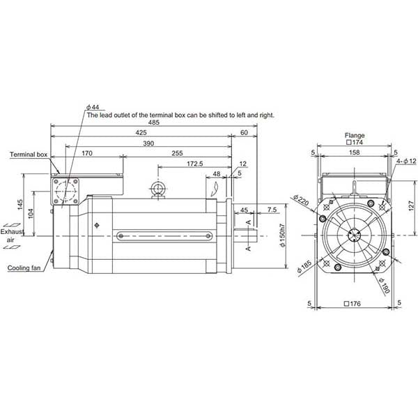 MITSUBISHI - SJ-V55-01T(M) - Motors